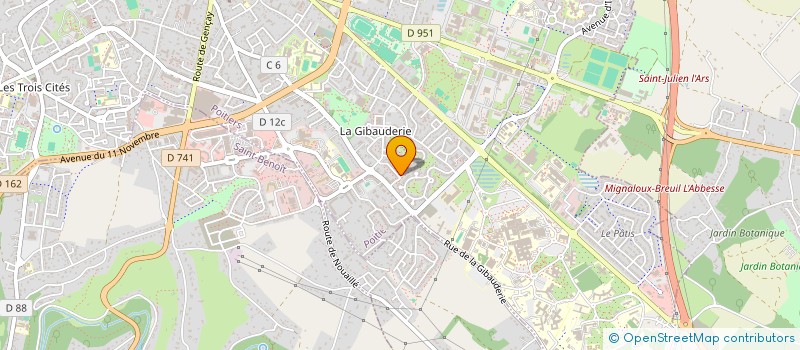 localisation de l'entreprise EUREKAMEDIA à POITIERS