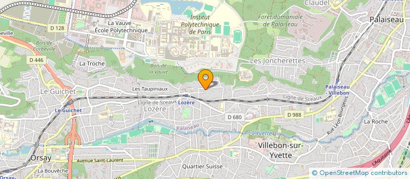 localisation de l'entreprise EUREKAPPART à PALAISEAU