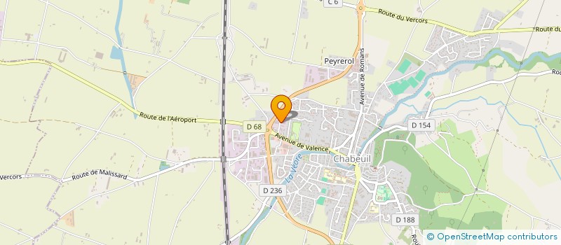 localisation de l'entreprise EUREKO à CHABEUIL