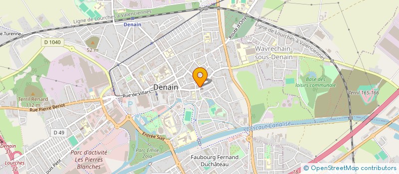 localisation de l'entreprise EUREKO à DENAIN
