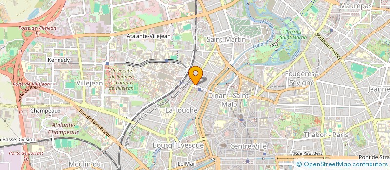 localisation de l'entreprise EUREKOM  RENNES