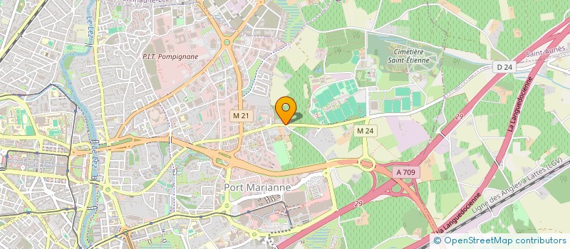 localisation de l'entreprise EUREKTRON à MONTPELLIER