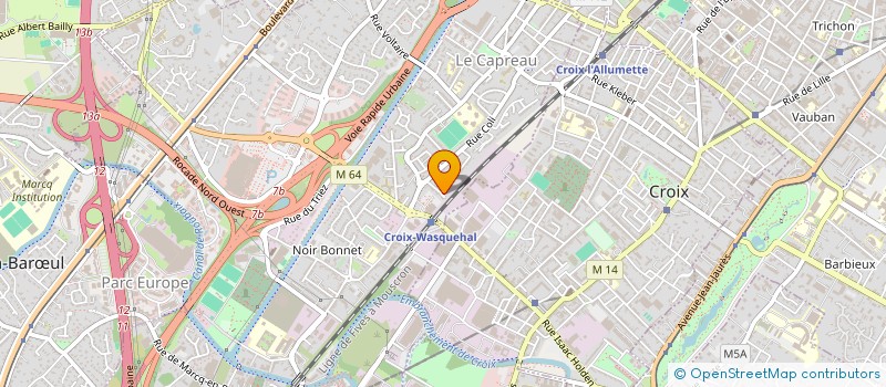 localisation de l'entreprise EURELAC FINANCE à WASQUEHAL