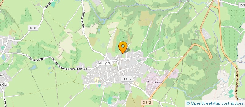 localisation de l'entreprise EURELEC  CHABANIERE