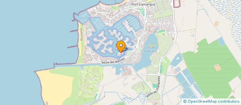 localisation de l'entreprise EURELEC  LE GRAU-DU-ROI