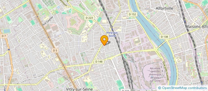 localisation de l'entreprise EURELEC AUTO à VITRY-SUR-SEINE