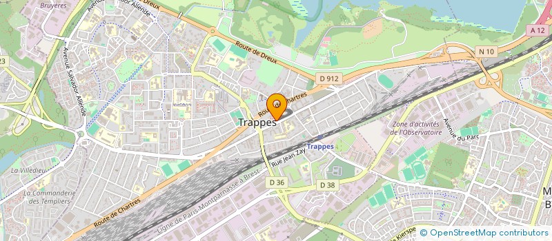 localisation de l'entreprise EURELIA à TRAPPES