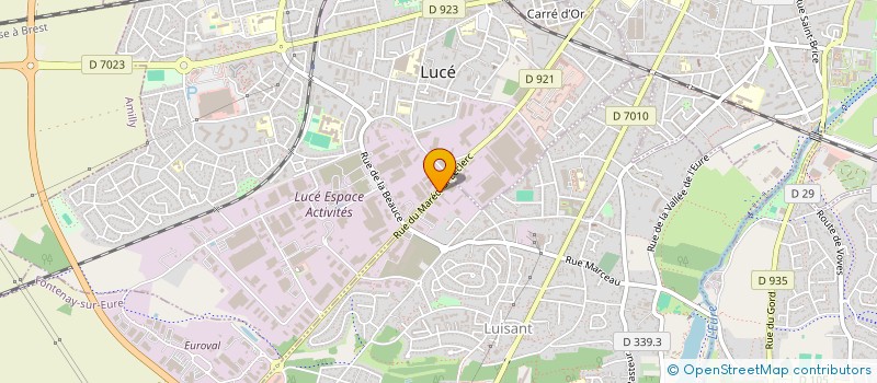 localisation de l'entreprise EURELIENNE MEDICAL à LUISANT