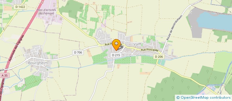 localisation de l'entreprise EUREMA  VALFF