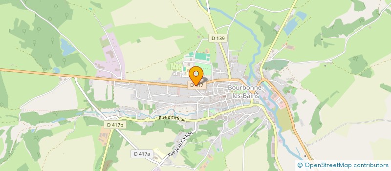 localisation de l'entreprise EURENA à BOURBONNE-LES-BAINS