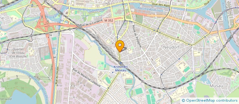 localisation de l'entreprise EUREPONDANCE à STRASBOURG