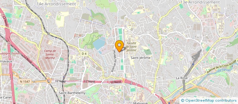localisation de l'entreprise EUREQUA à MARSEILLE