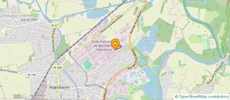 localisation de l'entreprise EURETAL PLV  BISCHHEIM