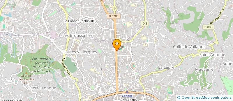 localisation de l'entreprise EURETEC INGENIERIE à CANNES
