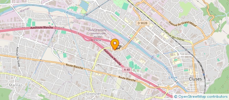 localisation de l'entreprise EUREX ARVE & MONTAGNES  THYEZ