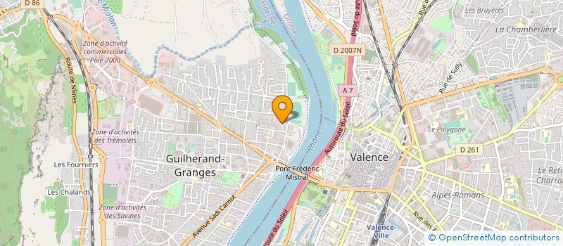 localisation de l'entreprise EUREX CRMD AUDIT  VALENCE