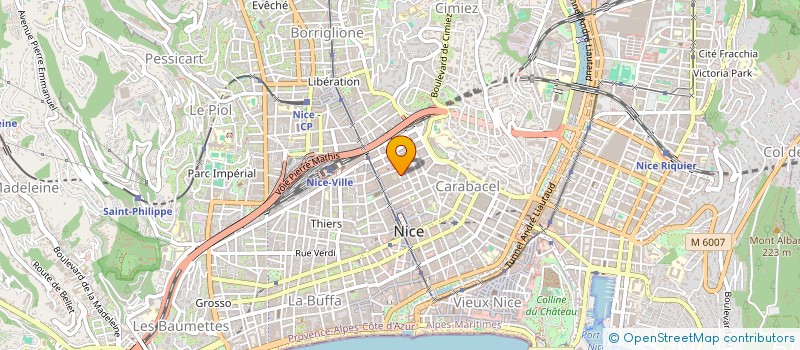 localisation de l'entreprise EUREX-FIFM HENRY DE VILLENEUVE  NICE