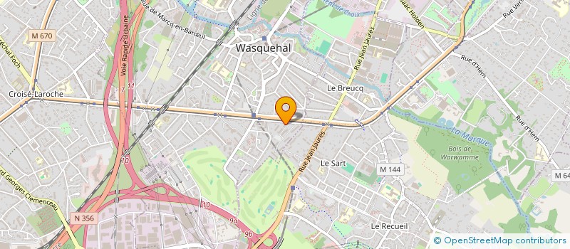 localisation de l'entreprise EUREX JMA à WASQUEHAL