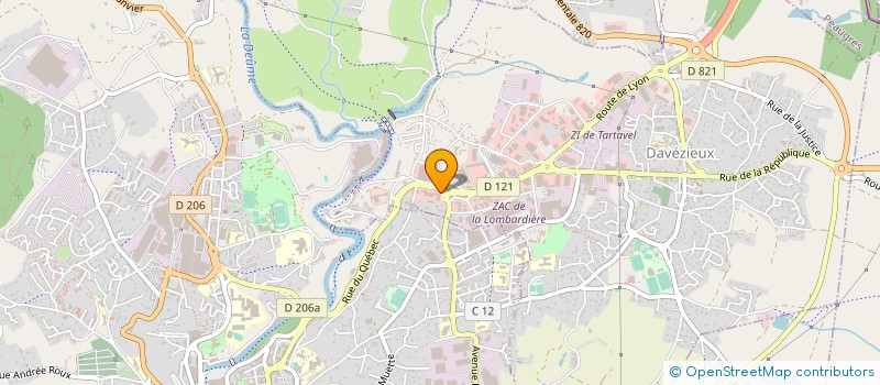 localisation de l'entreprise EUREX VIVARAIS à DAVEZIEUX