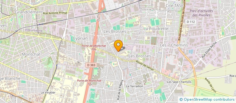 localisation de l'entreprise EUREXAN à VILLEURBANNE
