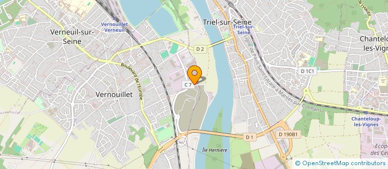 localisation de l'entreprise EUREXIM SECURIFLAME à VERNOUILLET
