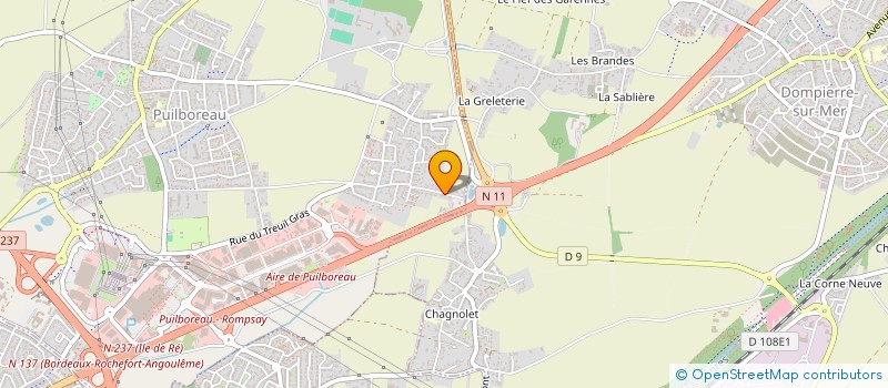 localisation de l'entreprise EUREXO OUEST ATLANTIQUE à PUILBOREAU