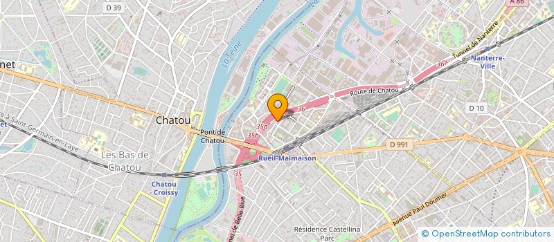 localisation de l'entreprise EUREXO SAS à RUEIL-MALMAISON