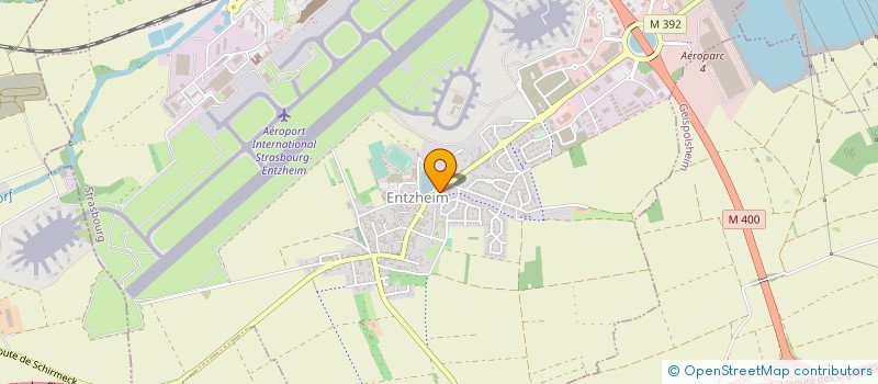 localisation de l'entreprise EURGEM à ENTZHEIM