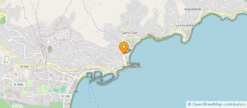 localisation de l'entreprise EURHOTEL à LE LAVANDOU