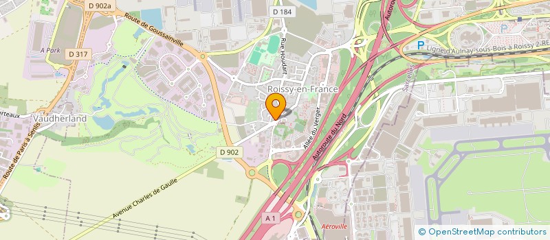 localisation de l'entreprise EURIADE PARIS  ROISSY-EN-FRANCE