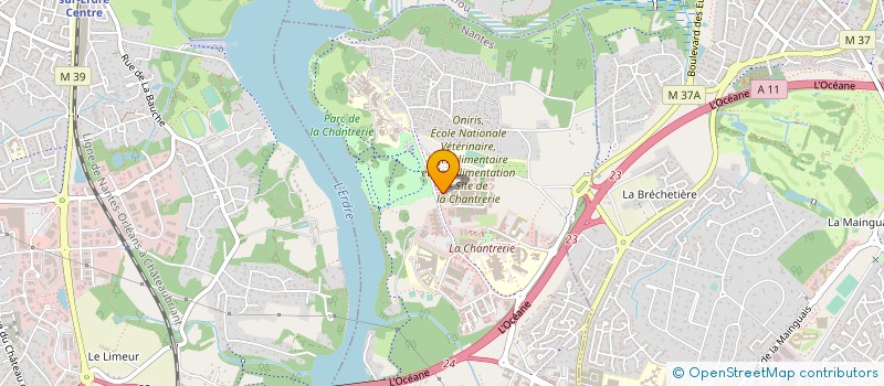 localisation de l'entreprise EURIAL LOGISTIQUE OUEST à NANTES