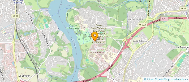 localisation de l'entreprise EURIAL MANAGEMENT à NANTES