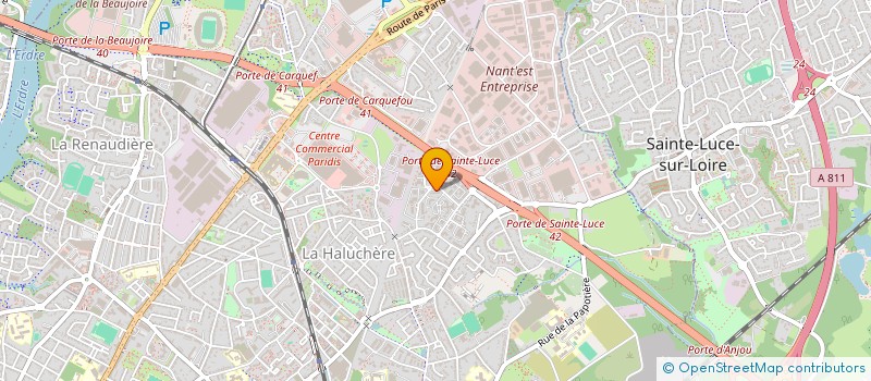 localisation de l'entreprise EURIAL POITOURAINE FINANCE à NANTES