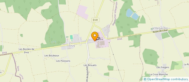 localisation de l'entreprise EURIAL ULTRA FRAIS à JOUY