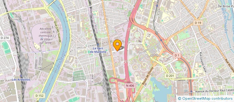 localisation de l'entreprise EURIBAT  CRETEIL