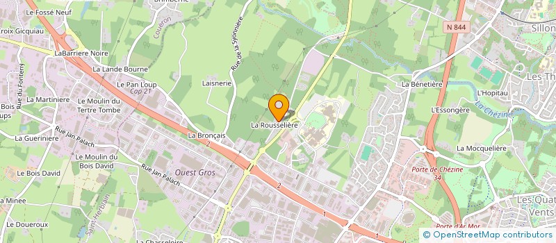 localisation de l'entreprise EURIDC 3  ST-HERBLAIN