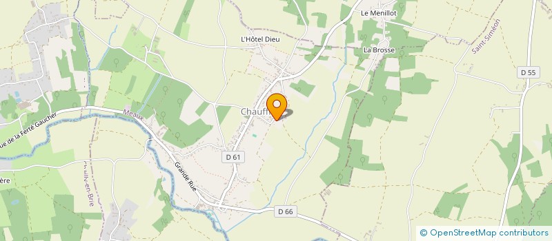 localisation de l'entreprise EURIDEC à CHAUFFRY
