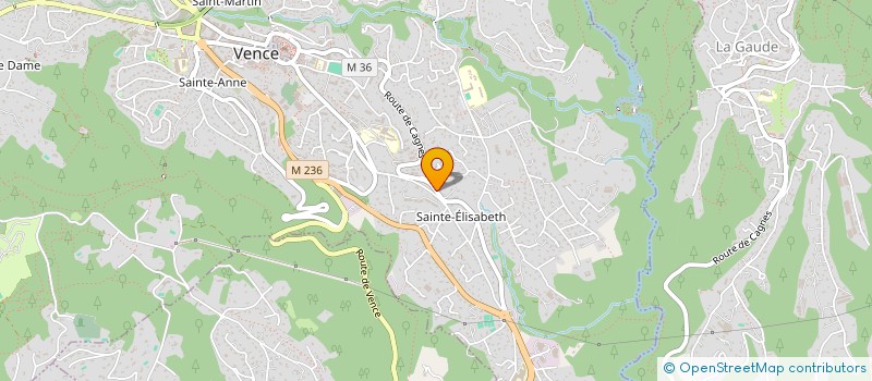 localisation de l'entreprise EURIDICE à VENCE