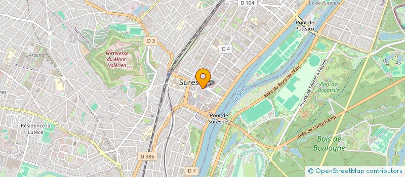localisation de l'entreprise EURIDIS à SURESNES