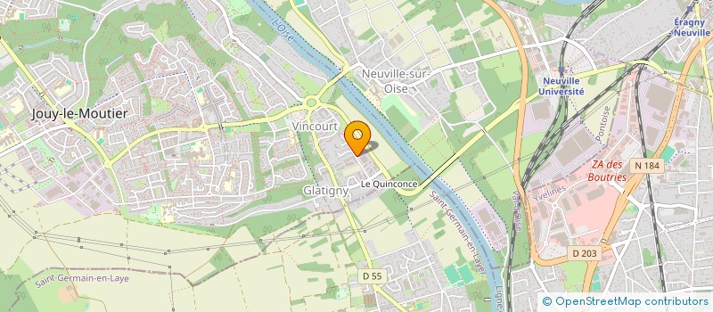 localisation de l'entreprise EURIDIS ALIMENTATION  JOUY-LE-MOUTIER