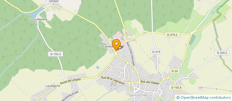 localisation de l'entreprise EURIDIS NOTAIRES à SENONCHES