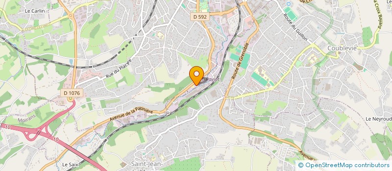 localisation de l'entreprise EURIG à VOIRON