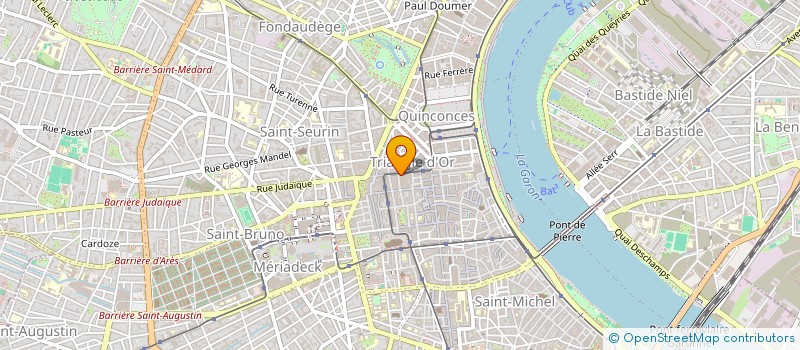 localisation de l'entreprise EURIGE à BORDEAUX