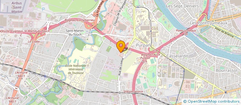 localisation de l'entreprise EURIMAGE à TOULOUSE