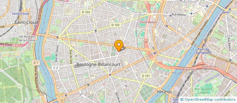 localisation de l'entreprise EURIMAGE à BOULOGNE-BILLANCOURT