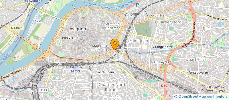 localisation de l'entreprise EURIMEX  AVIGNON