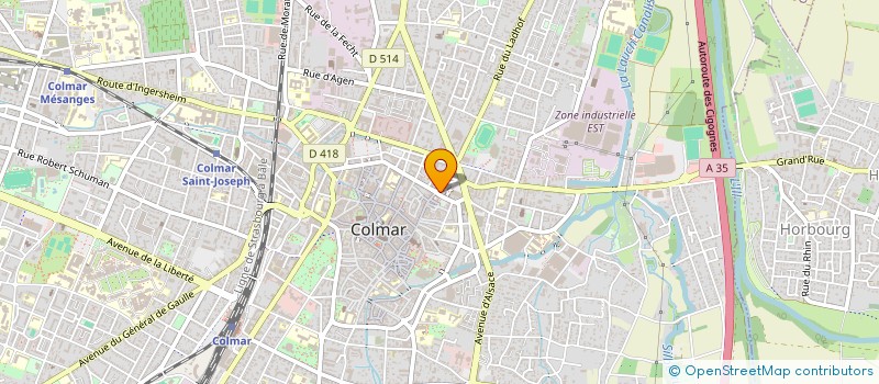 localisation de l'entreprise EURIMEX à COLMAR