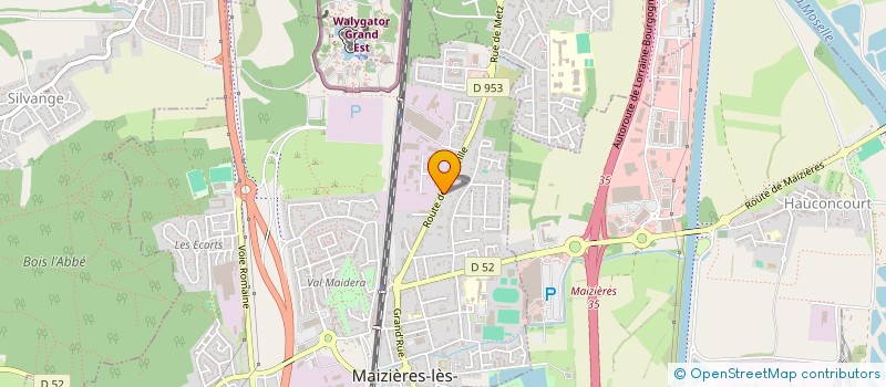 localisation de l'entreprise EURIMEX à MAIZIERES-LES-METZ