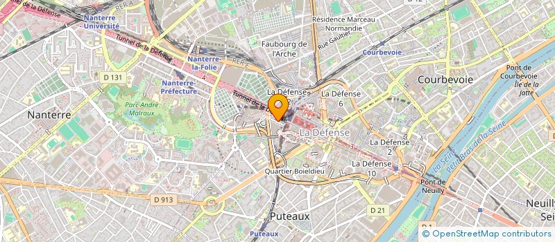 localisation de l'entreprise EURIMMO PRESTIGE à PUTEAUX