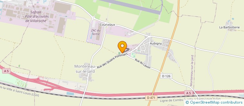 localisation de l'entreprise EURIMPEX à MONTEREAU-SUR-LE-JARD